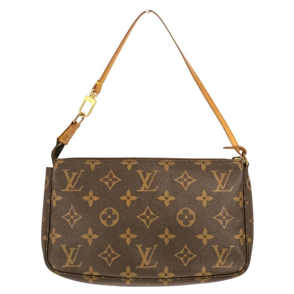 LOUIS VUITTON Brown Monogram Pochette Pouch - Picture 3 of 16